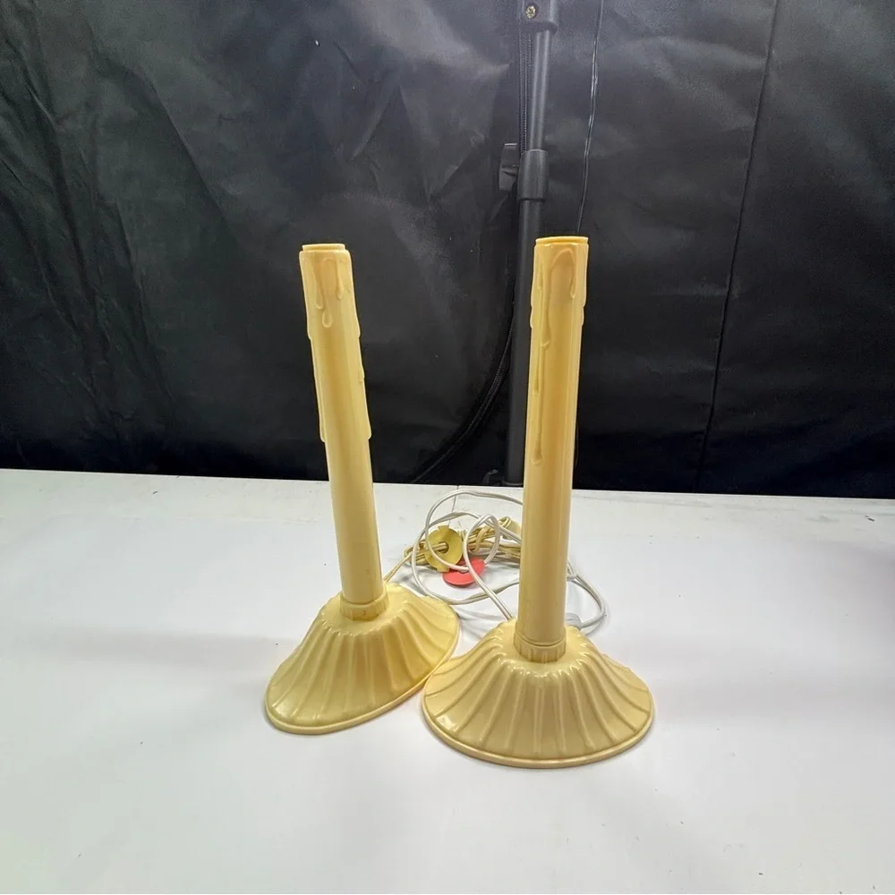vintage Noma electric window candles